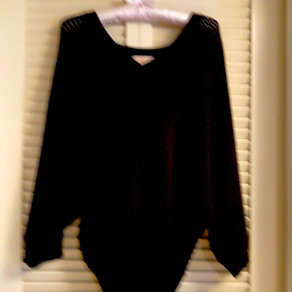 Michael Kors black Vneck sweater
